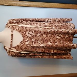 NEW Sew In Love Sexy Animal Print style Hoodie Size XL